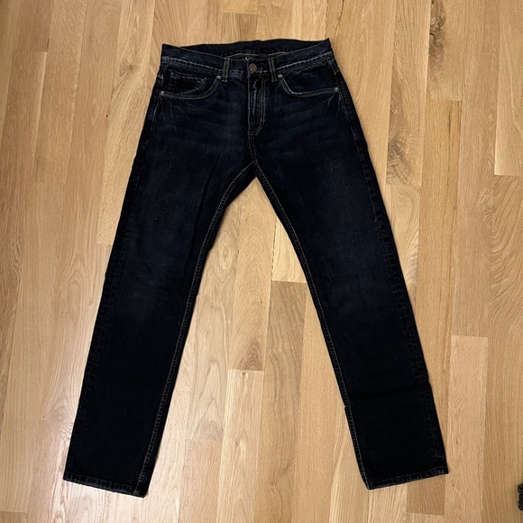 Armani Exchange Men's Black Wash Jeans, 31